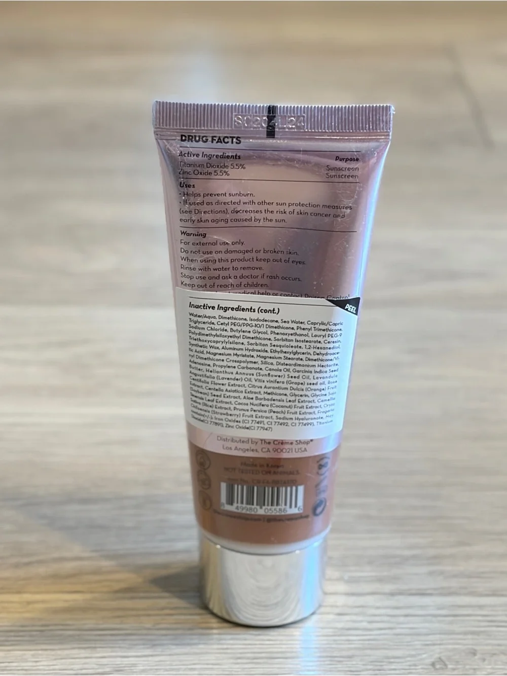 The Crème Shop CC Crème Tan 170 – Hydrating Full Coverage CC Cream